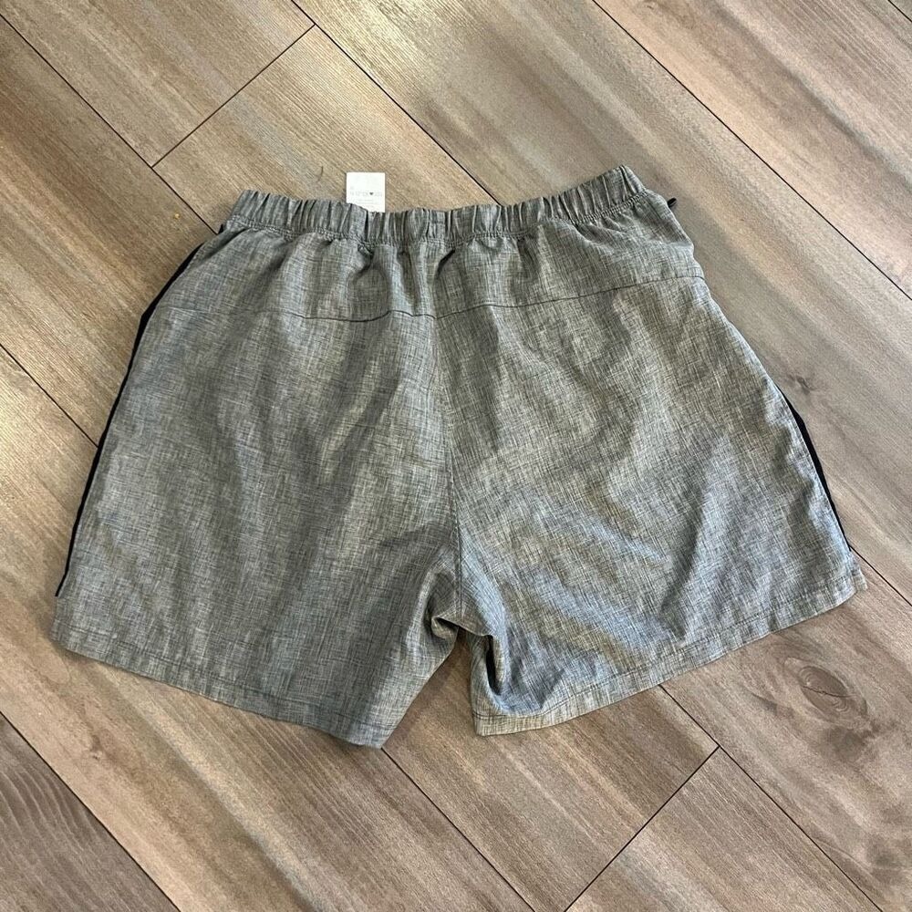 Asics Grey Athletic Workout Shorts Men Large Bin L-43 - Picture 5 of 5
